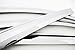 AUTOCLOVER A453 Chrome Window Sun Visor Vent Guard Wind Rain 4-pc Set For 2013-2016 Chevy Captiva