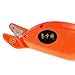 Battery Operated Electric Scissors Cutting Paper, Adhesive Tape,Cloth,Kid-Free Safe Scissors (Orange)