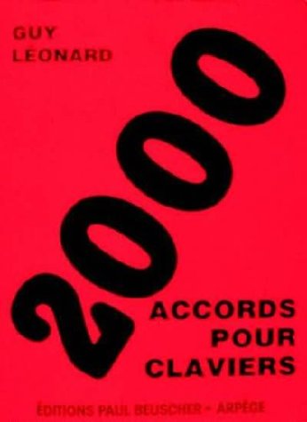 2000 accords pour claviers by (Sheet music)
