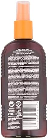 Malibu Sun SPF 15 Dry Oil Spray Tanning Moisturising Body Mist 200ml view 2