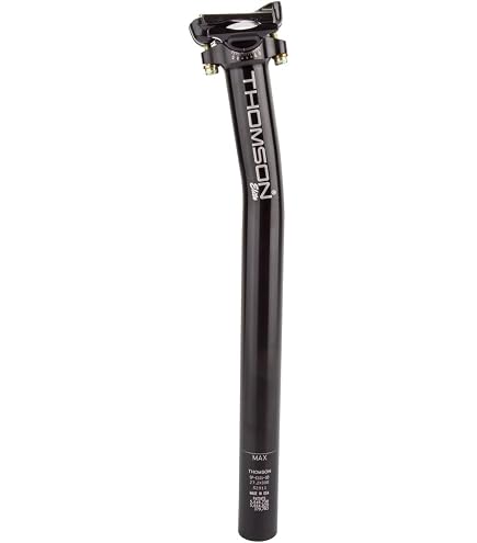 Thomson Elite Bicycle Seatpost, Straight, 27.0 x 330mm, Black