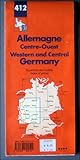 Michelin Map Deutschland: Nordrhein-Westfalen, Rheinland-Pfalz, Hessen, Saarland/412 Central (Michelin Regional Maps) by
