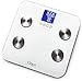 Ozeri Touch 440 Lbs Total Body Weight Scale (Body Fat, Muscle, Bone, Weight & Hydration), Auto Recognition Bath Scale with Infant Tare