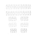 CableMod ModFlex Cable Comb Kit - Transparent (C-Series RMi & RMX Basic)