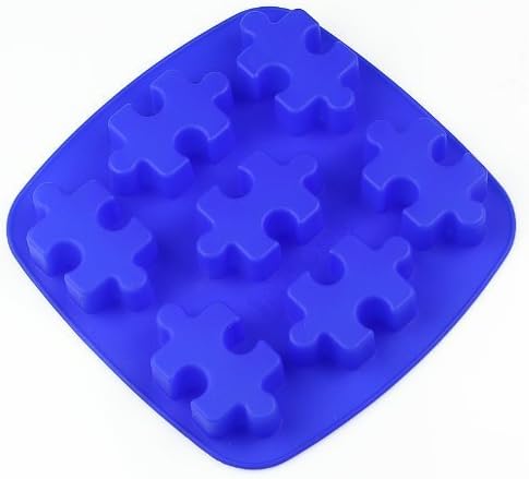 7-Cavity Puzzles Silicone Cake Mold Chocolate Craft Candy Baking mold