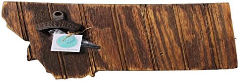 Grace Graffiti Montana State Bottle Opener with Chestnut Stain