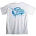 Costa Del Mar Retro Short Sleeve T-Shirt, White, Medium