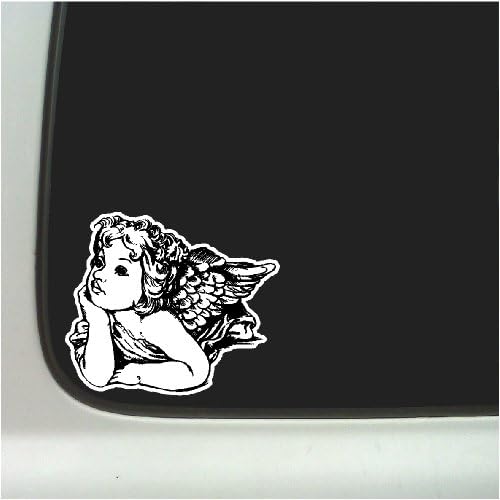 Angel Decal Sticker Car Decal Laptop Sticker (4" x 5")