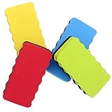 Z Zicome 4 Pack Magnetic White Board Eraser for Home, School and Office - 4 X 2.3 X 0.8 Inch