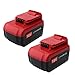 Biswaye 2-Pack 18-Volt Lithium Battery Replacement for Porter Cable 18V Lithium-ion & Ni-Cd Battery PC18B PC18BL PC18BLX PC18BLEX PCC489N PCXMVC
