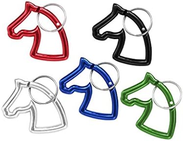Tough 1 Horsehead Carabiner Keychain, Purple, Size: 2 1/2''