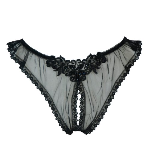 LoveFifi Women's Garden of Eden Crotchless Panty
