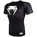Venum Contender 3.0 Compression T-Shirt - Short Sleeves - L, Black/White, Large
