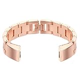 bayite Metal Bands for Fitbit Alta, Rose Gold 5.5