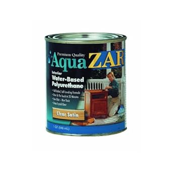 ZAR Semi-Gloss Clear Water Based Polyurethane 1 qt.: Polyurethane