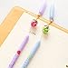 Max Corner Pendant Pens, Fruit Cute Gel Pen, Black Ink Roller Ball Point Pen 5 Pcs/set Stationary School Supplies Gift