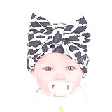 Baby Hats,Canserin Newborn Hospital Leopard Flower Hat (Black)