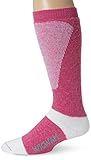Wigwam Women's Snow Sirocco Midweight Wool Ski Sock, Carmine Rose, Medium