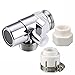 HSTYAIG Brass Sink Valve Diverter Faucet Splitter For Kitchen or Bathroom Sink Faucet Faucet to Hose Adapter With Universal Faucet Adaptor Splitter Part (Style A)