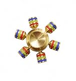 CASOFU Tri-Spinner Fidget Spinner Toy Stress Reducer Ceramic Bearing - Perfect For ADD, ADHD, Anxiety, and Autism Adult Children (six-corner)