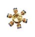 CASOFU Tri-Spinner Fidget Spinner Toy Stress Reducer Ceramic Bearing - Perfect For ADD, ADHD, Anxiety, and Autism Adult Children (six-corner)