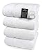 SALBAKOS - Premium 4 Piece Bath Towel Set, Made with 100% Turkish Cotton, Quick Drying, Highly Absorbent & Comfy Towels for Spa & Hotel | 27