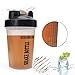 BONISON Mix Whip Blend & Shake Clear Colored Screw Top Shaker Bottle Wire Whisk Sport Mixer Smoothie Protein Weight Loss Shakes & Powders with Handle