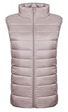 ZSHOW Women's Packable Down Vest Ultra Light Weight Puffer Vest