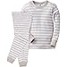 Gerber Little Boys' 2 Piece Cotton Pajama, Oatmeal Stripe, 3T