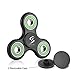Fidget Spinner Hand Toy Relieve ADHD Anxiety Reduce Stress Helps Focus Good for EDC,Fidgeters, Autism, Anti (Black-Green)