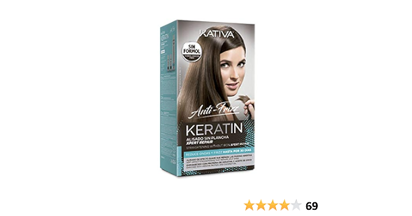 Kativa Keratin Anti-Frizz Alisado Sin Plancha Repara Puntas 30 DEAs - 5 gr  : Amazon.es: Belleza