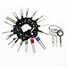 UTSAUTO Auto Terminals Removal Key Tool Set 21pcs Car Terminal Electrical Wiring Crimp Connectors Key Extractor Repair Tools Set