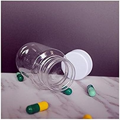 12PCS 80ml/2.7oz Clear Empty Portable Thicken Plastic Bottles Case with White Screw Cap Holder Storage Container for Liquid Solid Powder Dispense - Image 5