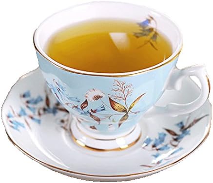 Fine bone China coffe cup by Wandeful with Saucer, Set of 2 (1 Cup Set With Saucer)