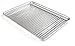 Oven Safe Cooling & Baking Rack. Easy to Clean 100% Stainless Steel. Heavy Duty Quality with a Tight-Grid 10 X 15 inch. Fits Half Cookie Sheet or Jelly Roll Pan