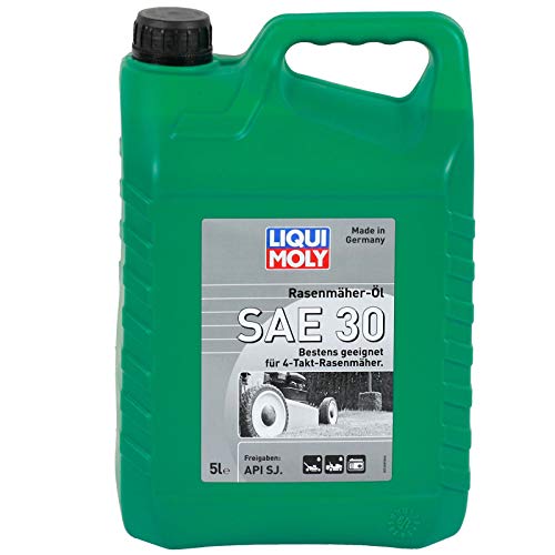 LIQUI MOLY Rasenmaeher-OEl SAE 30 | 5 L | mineralisches Motoroel | Art.-Nr.: 1266