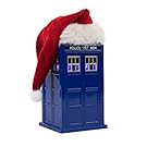 Kurt Adler 4.5-Inch Doctor Who TARDIS with LED Light and Santa Hat