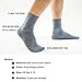 Time May Tell 3 Pairs Men Women Merino Wool Socks Thermal Lightweight Trail Dress Socks(Black,Gray,Darkgray(3 pairs),US Size 9~12)