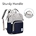 HaloVa Diaper Bag, Baby Nappy Bag, Large Capacity Mommy Daddy Travel Backpack