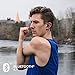 JLab Fit 2.0 Bluetooth Enabled Wireless Sports Earbuds, Bluetooth 4.1, 10mm Titanium Drivers, 6 Hour Battery Life, IP55 Sweatproof, Flexible Memory Wire, Green
