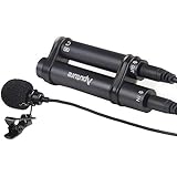 Aputure A.lav Omnidirectional Lavalier Microphone with Windshield Clip Style for Recorder PC DSLR Video Camera Camcorder Smartphone for iPhone Samsung iPad etc