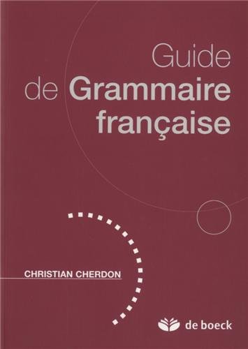 guide de grammaire francaise - acces francais referentiel by (Paperback)