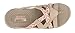Skechers Women's Reggae-SOUNDPROOF-Thong Slide Multi-Strap Sandal, Natural, 11 M US