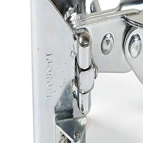 HWPYSLV Safety Rope Fall Protection Nylon Rope self-Locking Device, Outer Wall line Climbing Lock lowering Device, Nylon Rope self-Locking Device,Silver,A
