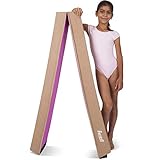 Hazli Folding Gymnastics Balance Beam for Home Practice - 8FT Balance Beams for Gymnastic - Great Balance Beam for Kids - Soft Yet Sturdy Gym Equipment for Children