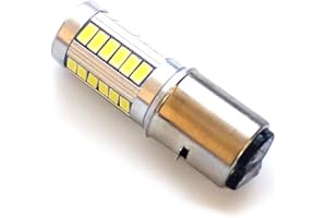 BikerWorks® S2 12V Bright LED Light bulb 5-sided for Chinese Scooter & ATV 50cc 150cc 250cc for TAO Znen Jonway Tank Baron etc 1-pack