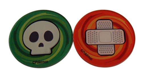 Acrylic Pokemon Burn and Poison Markers (Sealed set of 2) from the Plasma Blast Elite Trainer Box