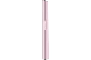 cdar Brow Trimmer，Painless Eyebrow & Facial Hair Trimmer for Men & Women, Battery Included Electric Groomer Pink