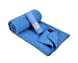 My Sky Yoga Towel, Yoga Mat Towel Non Slip 72”x24” Absorbent Microfiber Hand Towel for Vinyasa Hot Yoga Bikram