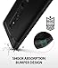Ringke Onyx Compatible with Xperia XZ2 Case Brushed Metal Design Flexible & Slim Dynamic Stroked Line Pattern Durable Anti Slip Impact Shock Absorbent for Sony Xperia XZ2 - Black